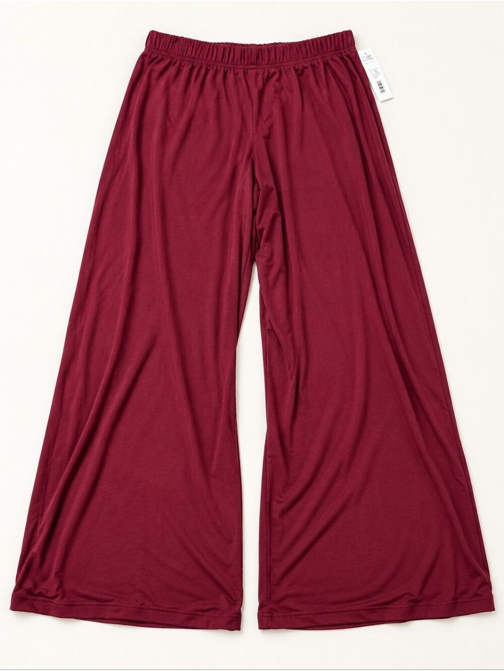 NWT Body Wrappers Burgundy Palazzo Dance Pants XL